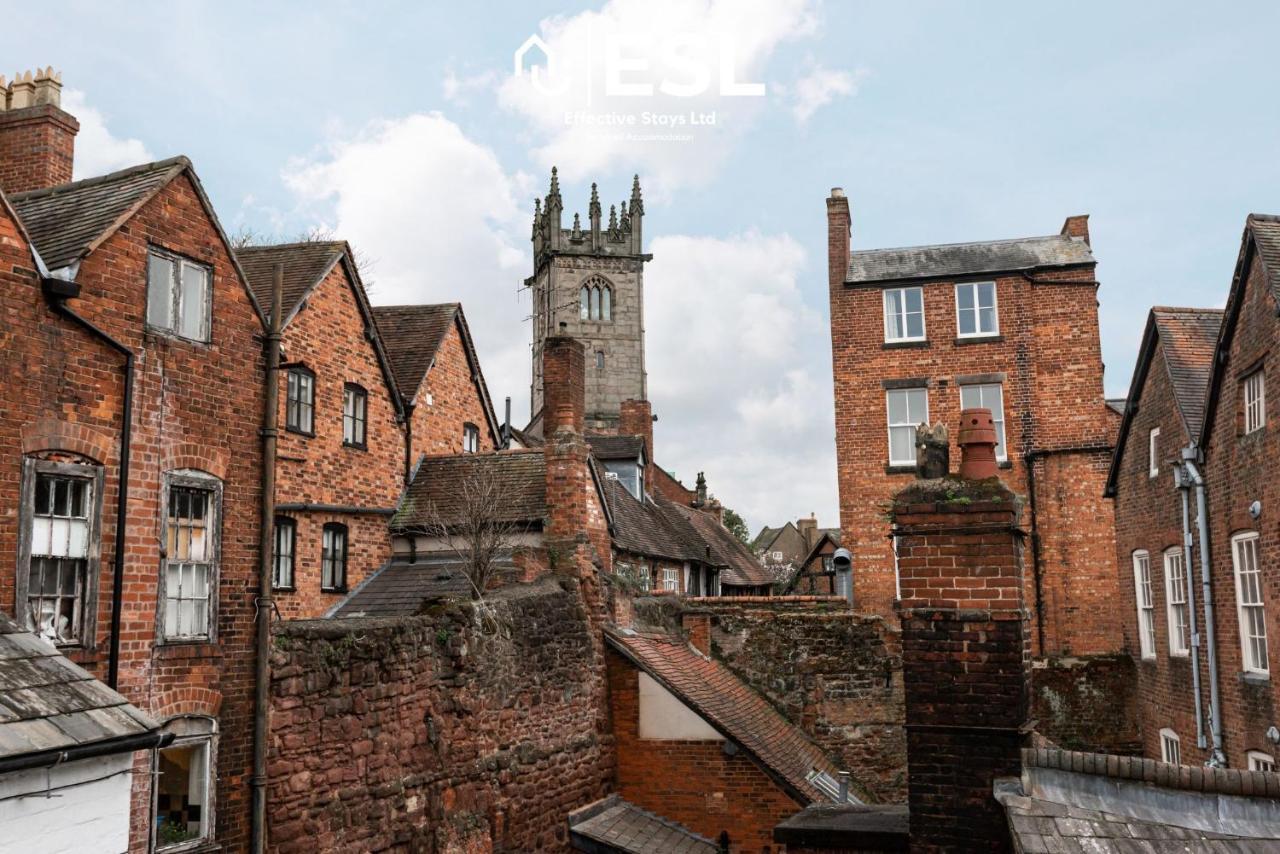 Elegant Apartment On Historic Cobbled High St Shrewsbury Town Centre Екстер'єр фото